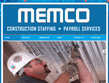 Tablet Screenshot of memcostaffing.com